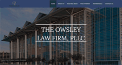 Desktop Screenshot of owsleylaw.com